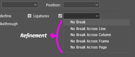 Possible extension of “No Break” to multiple choices.