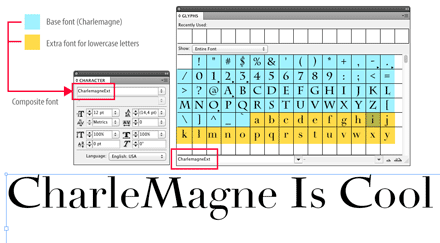A fresh composite font has been created!