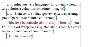 InDesign's endnotes are just text ranges enclosed in U+FEFF markers.