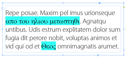 Let's convert Symbol letters into true Greek characters.